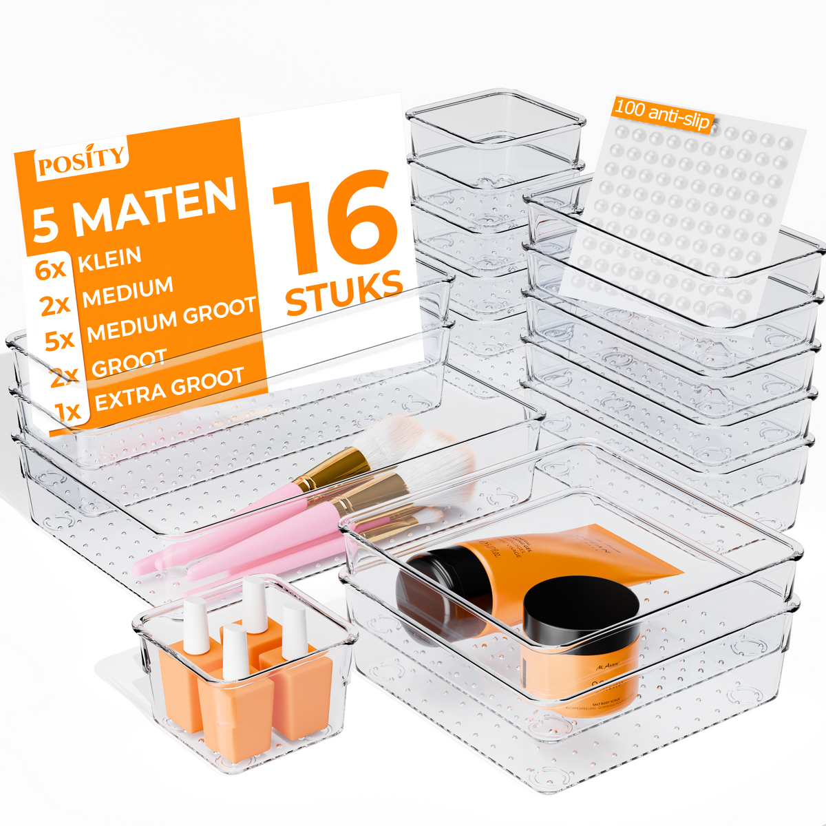 Lade organizer — 16 stuks