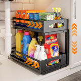 Uittrekbare gootsteenkast-organizer