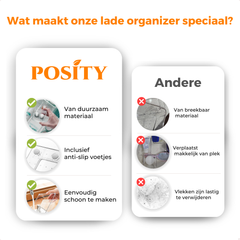 Lade Organizer Set — 25-delig, Transparant