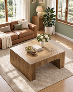 POSITY Warm bruin, Arezzo salontafel, tweede sfeerbeeld