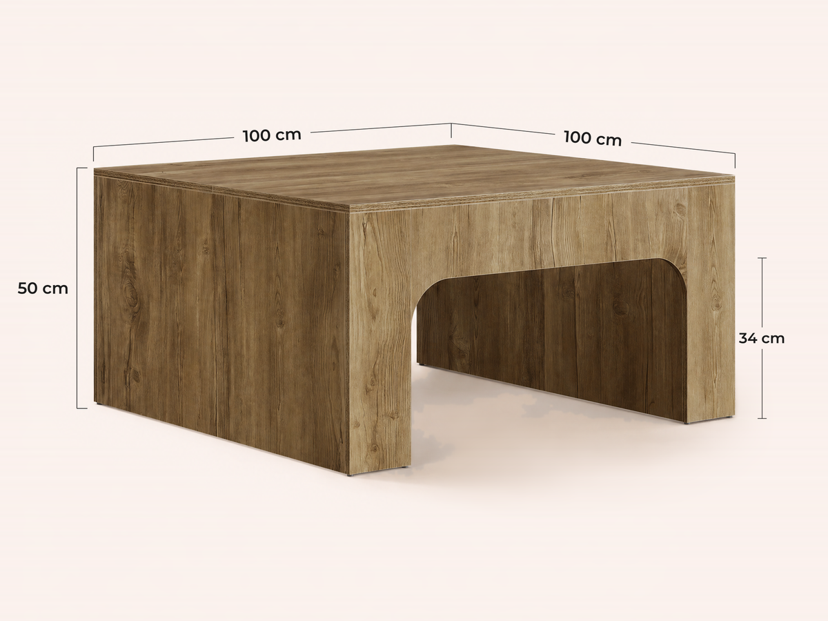 Maatvoering Arezzo salontafel