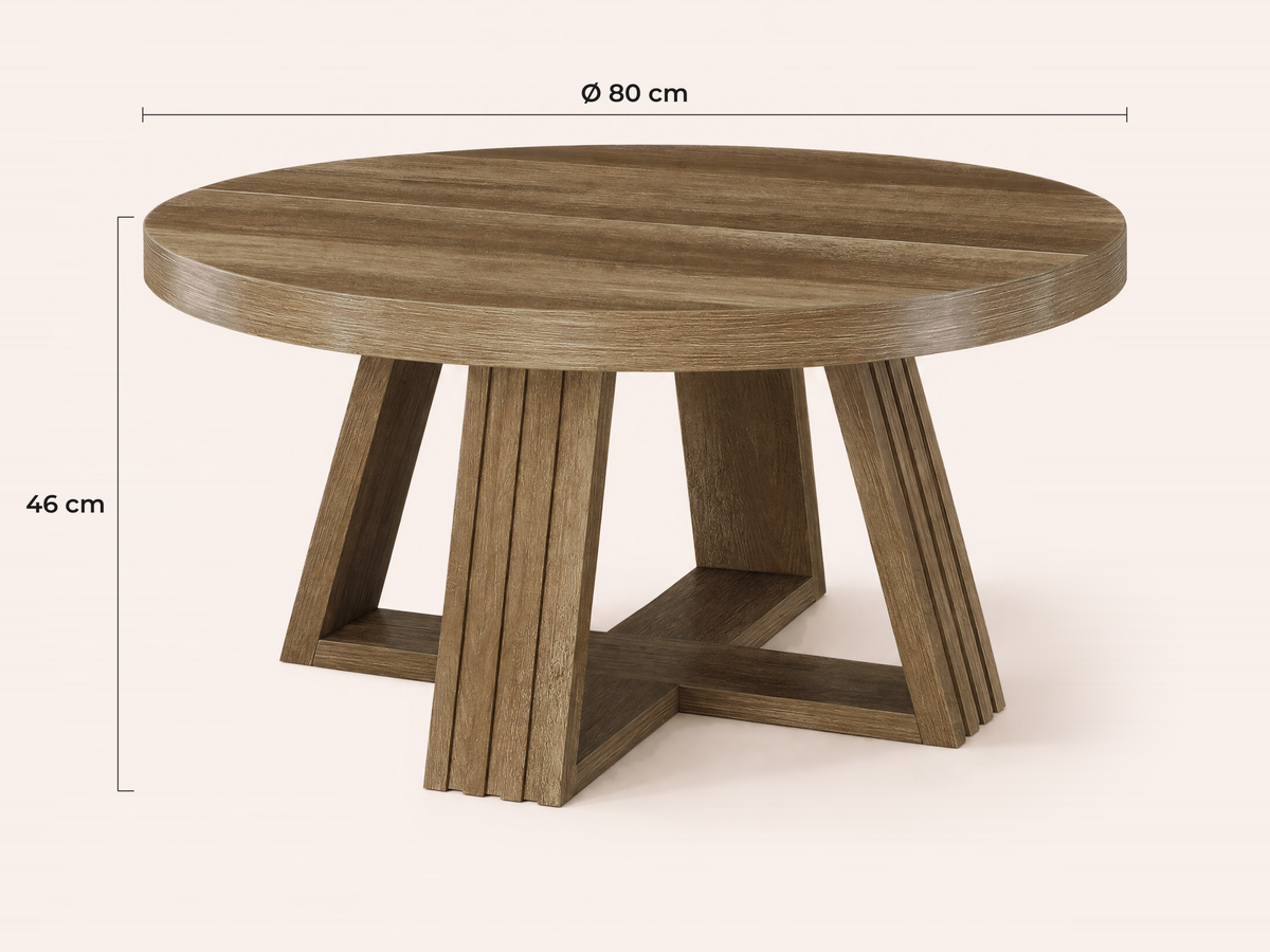 Maatvoering Cortona salontafel