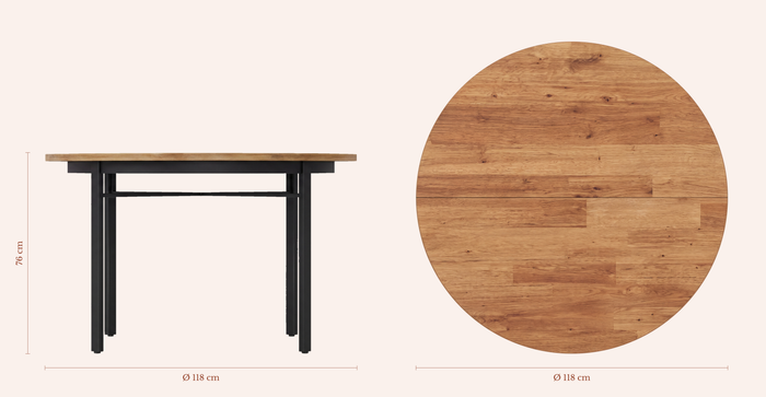 Lucca ronde eettafel