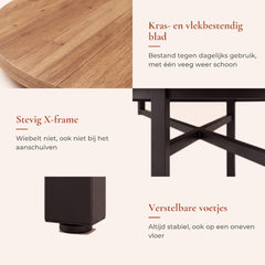 Lucca ronde eettafel