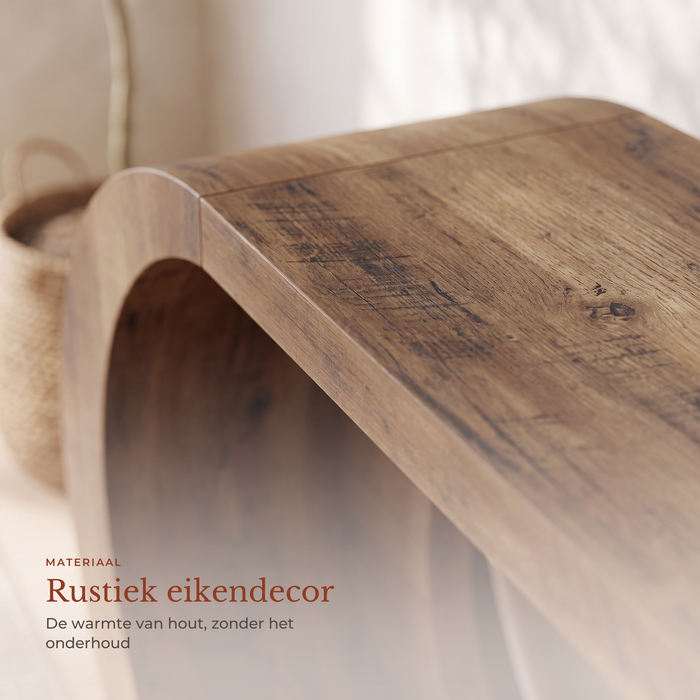Turano gebogen consoletafel