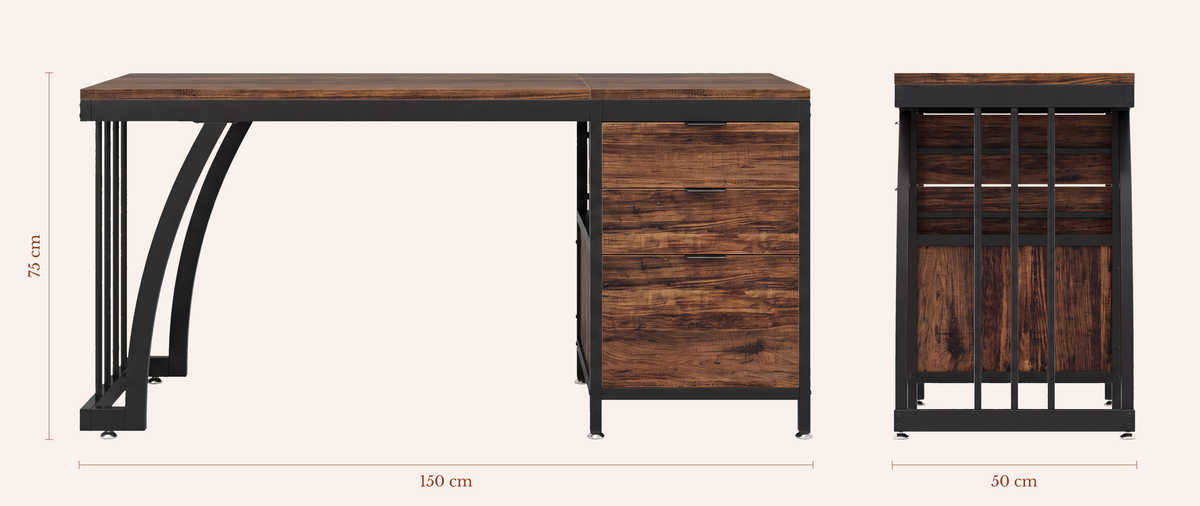 Maatvoering Milo bureau