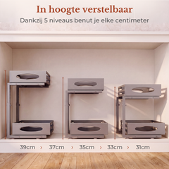POSITY Grijs in hoogte verstelbaar