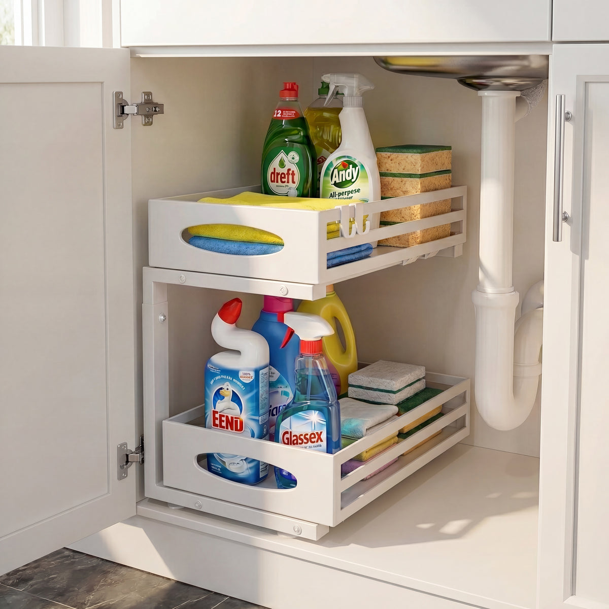 Keukenkast Organizer – Wit