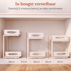 POSITY Wit in hoogte verstelbaar