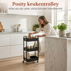 POSITY Zwart 3-laags