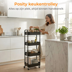 POSITY Zwart 4-laags
