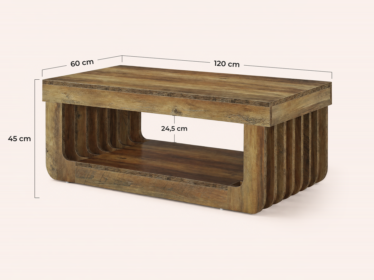 Maatvoering Lesina salontafel