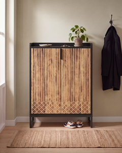 POSITY Bruin met zwarte accenten