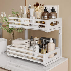 Uittrekbare gootsteenkast-organizer