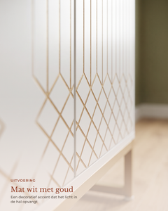 POSITY Wit met gouden accenten