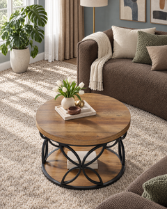 POSITY Warm bruin, Mincio salontafel, tweede sfeerbeeld