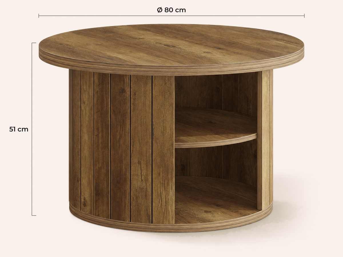 Maatvoering Noto salontafel