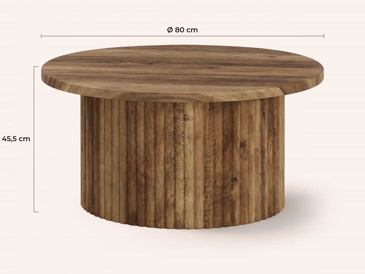 Maatvoering Olbia salontafel