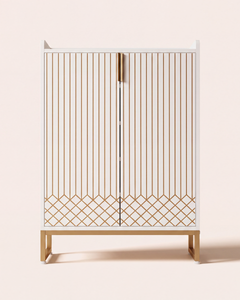 POSITY Wit met gouden accenten