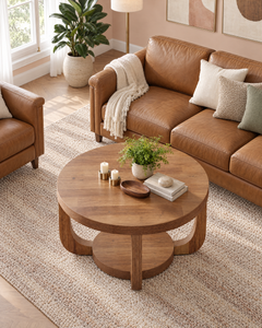 POSITY Warm bruin, Panaro salontafel, tweede sfeerbeeld