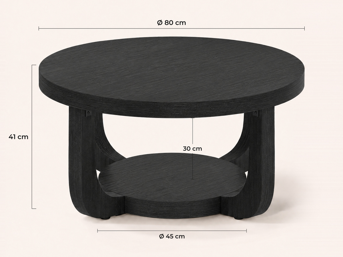 Maatvoering Panaro salontafel