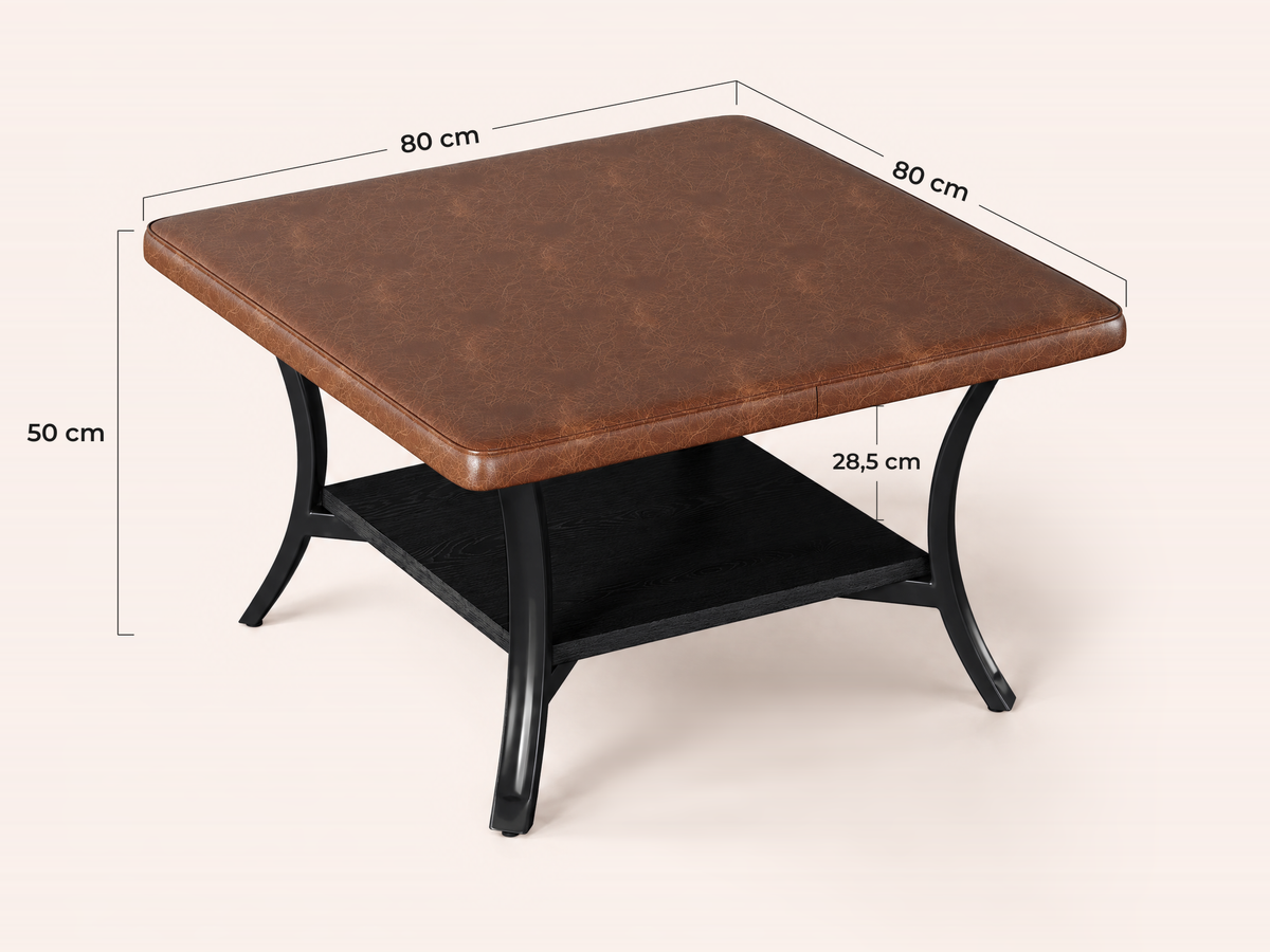 Maatvoering Pesaro salontafel