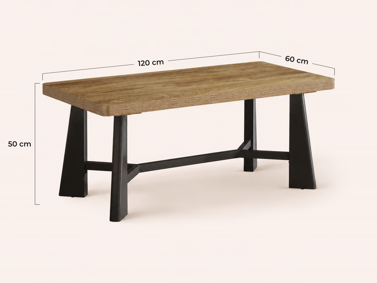 Maatvoering Procida salontafel