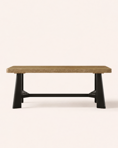 POSITY Lichtbruin met zwarte accenten, Procida salontafel, productfoto