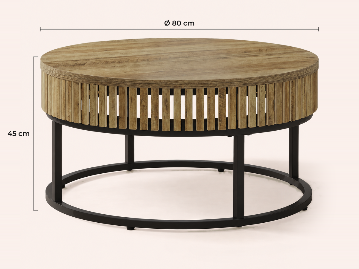 Maatvoering Savio salontafel