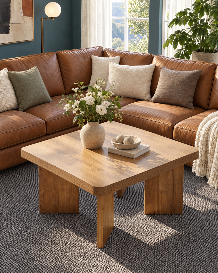 POSITY Warm bruin, Sele salontafel, tweede sfeerbeeld