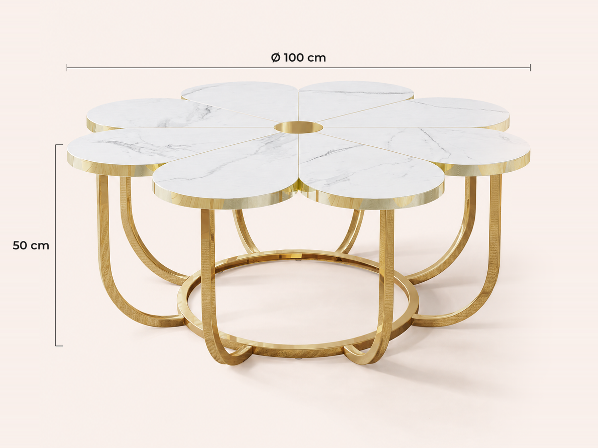 Maatvoering Serchio salontafel