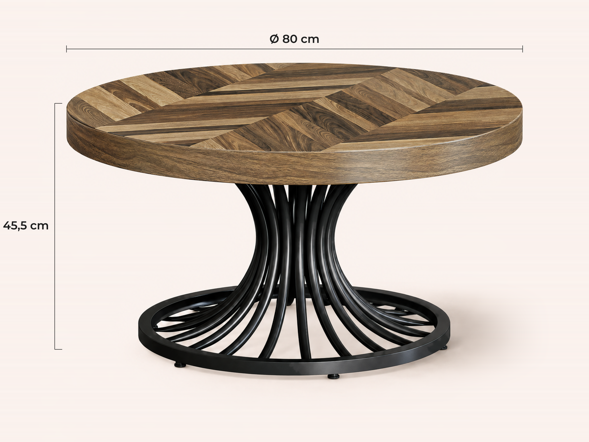 Maatvoering Siena salontafel