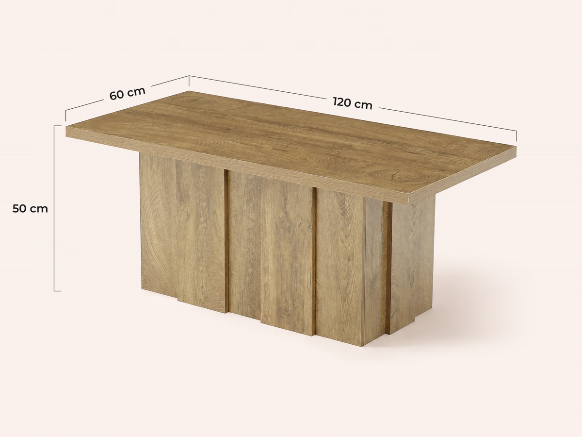 Maatvoering Tirso salontafel