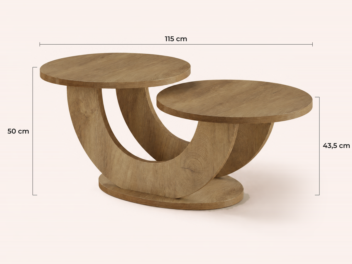 Maatvoering Todi salontafel