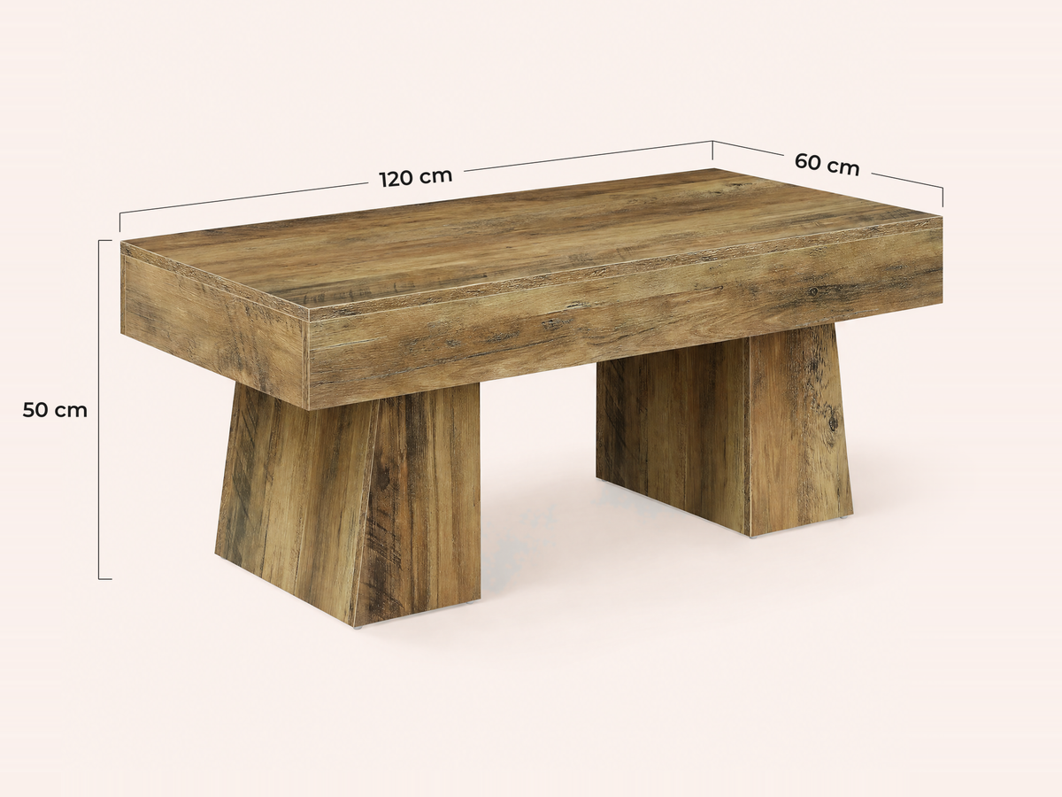 Maatvoering Trani salontafel