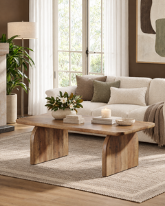 POSITY Warm bruin, Vico salontafel, sfeerbeeld in de woonkamer